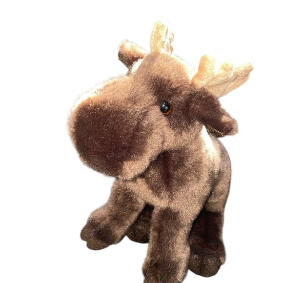 Douglas Plush Moose Antlers Ulysses Stuffed Animal Nursery Decor Shower Gift 11" - Picture 7 of 12